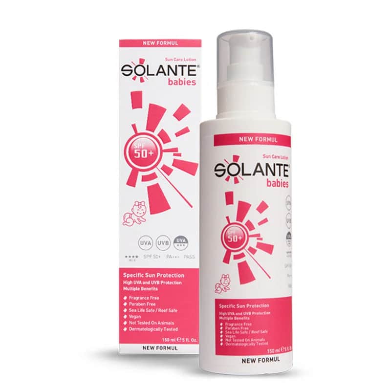 Solante لوشن سولانتي بيبيز بعامل حماية من الشمس 50+، 150 مل