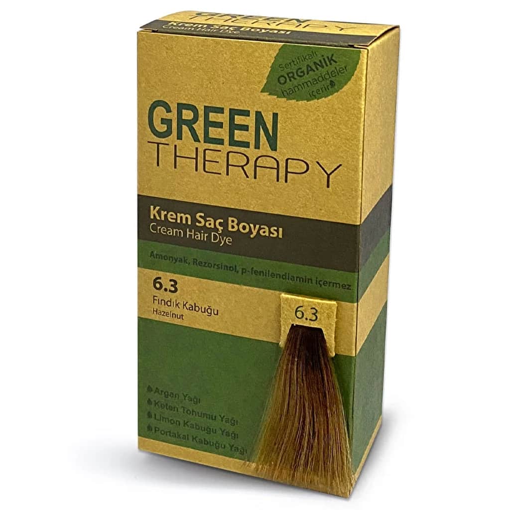 Green Therapy كريم صبغة الشعر جرين ثيرابي 6.3 قشر البندق