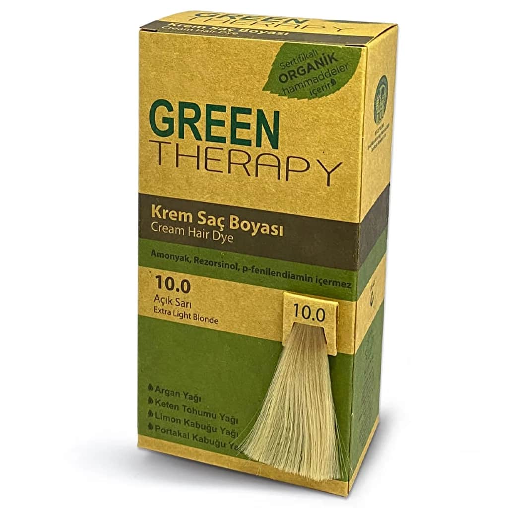 Green Therapy كريم صبغة الشعر جرين ثيرابي 10.0 أشقر فاتح