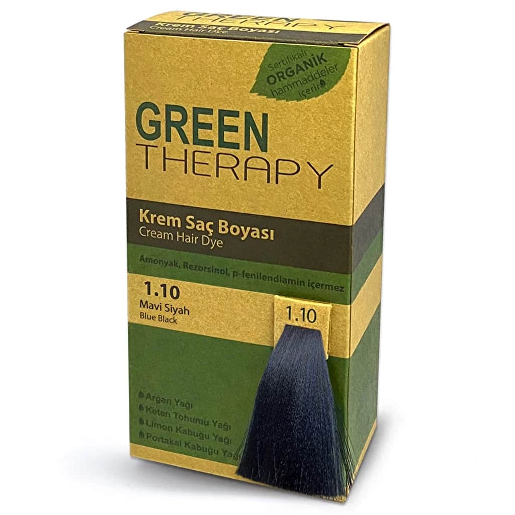 Green Therapy كريم صبغة الشعر جرين ثيرابي 1.10 أزرق أسود