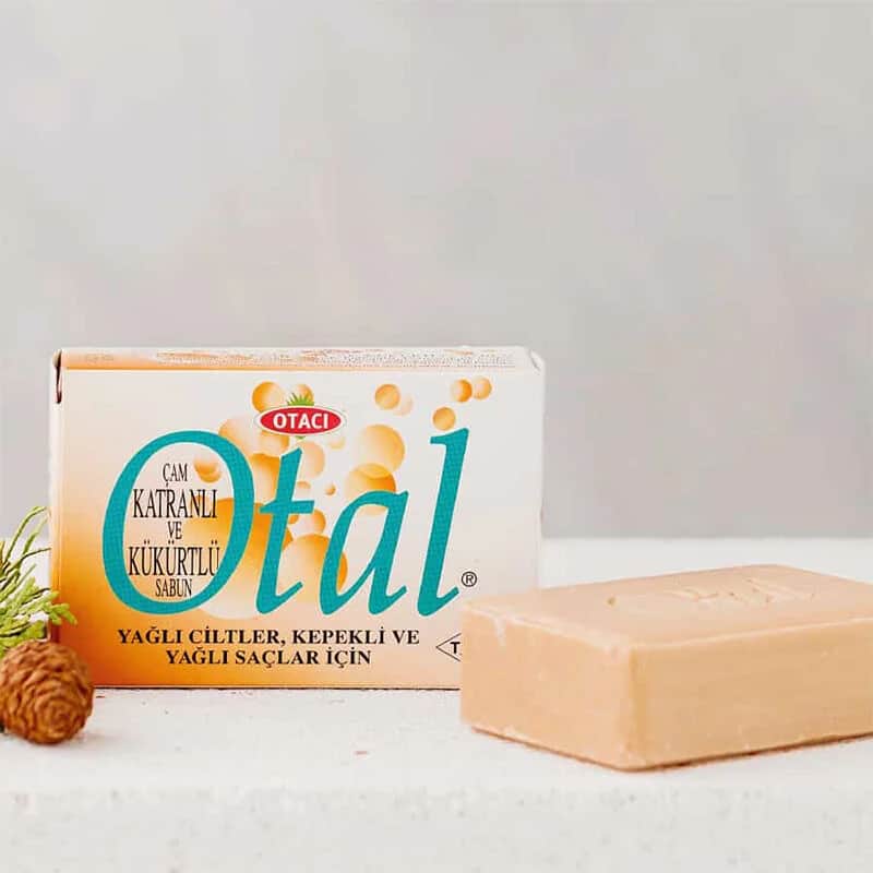 صابون قطران الصنوبر والكبريت 80 غ من اوتاسي Otacı
