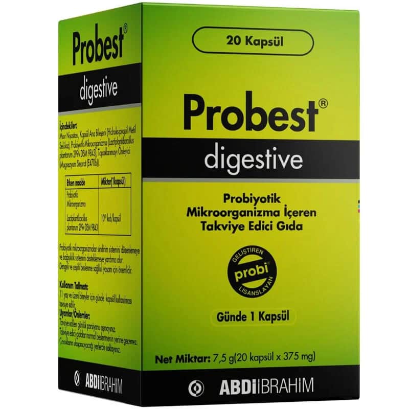 Probest بروبيست بروبيوتيك هضمي 20 كبسولة