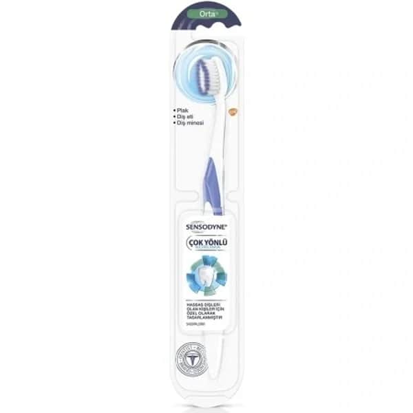 Sensodyne فرشاة أسنان سنسوداين للحماية الشاملة متوسطة الحجم