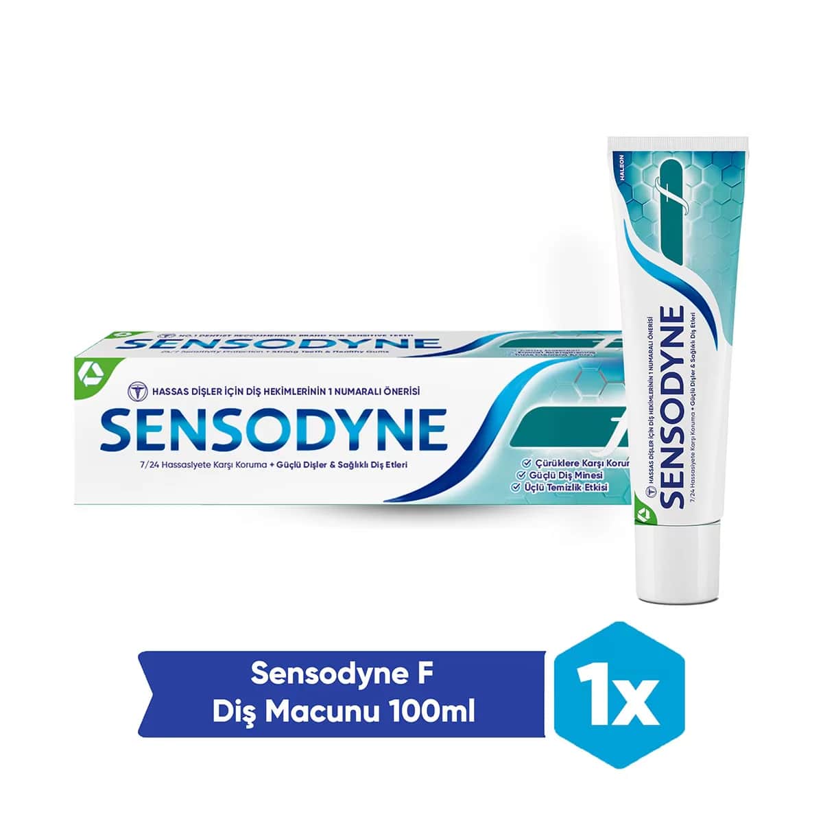 Sensodyne معجون أسنان سنسوداين إف بالفلورايد 100 مل