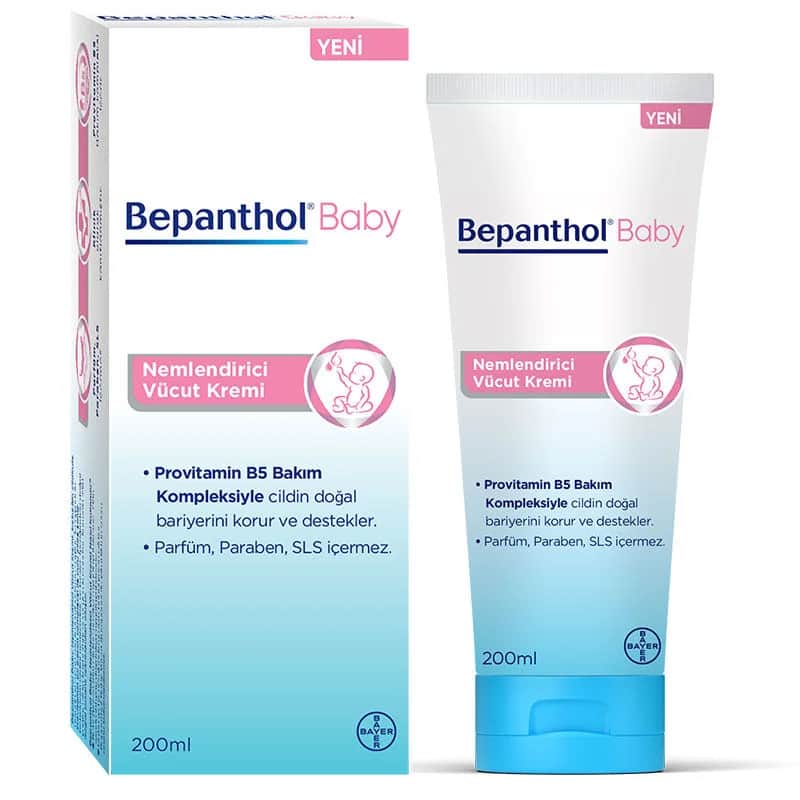 Bepanthol كريم بيبانثول المرطب للجسم للأطفال 200 مل