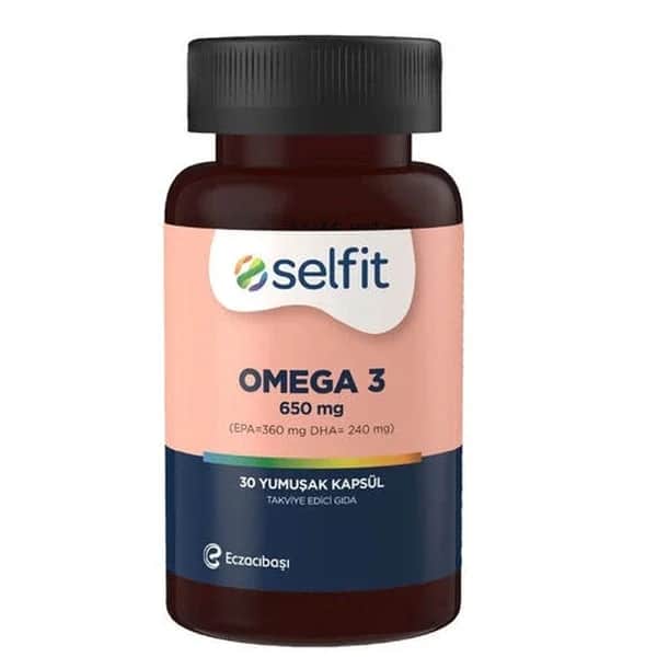 Selfit سيلفيت أوميجا 3 650 مجم 30 كبسولة هلامية