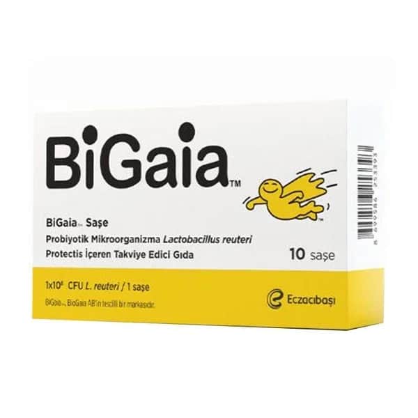 Bigaia بيجايا بروبيوتيك وفيتامين د، غذاء مكمل، 10 أكياس