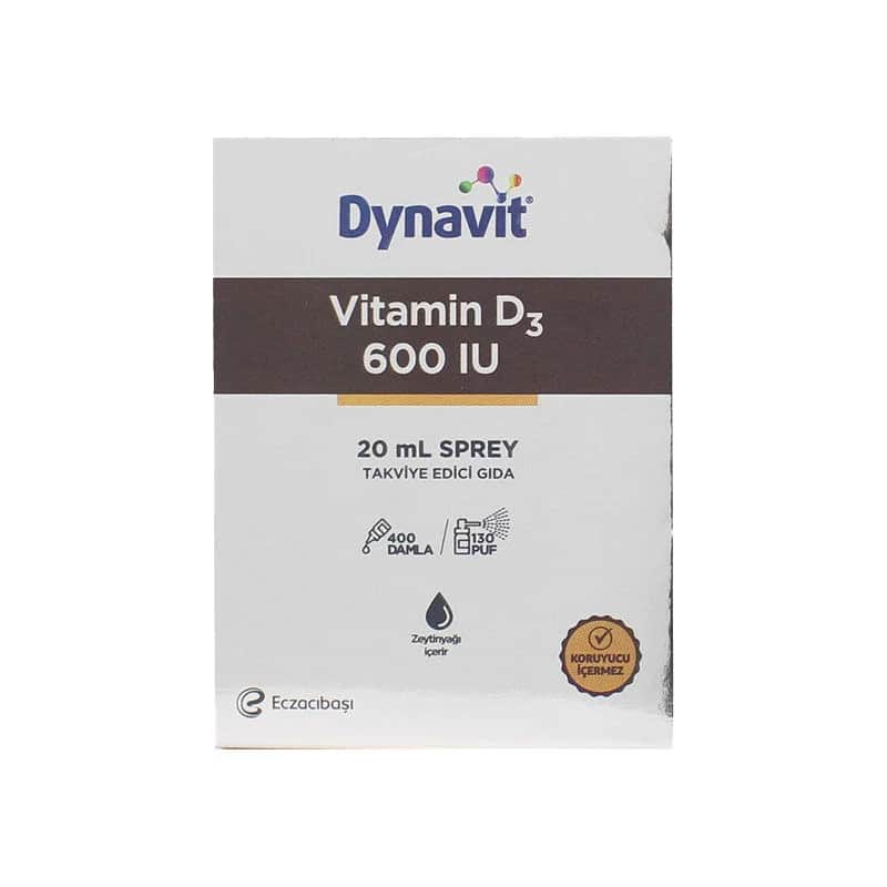 Dynavit Vitamin D3 600 iu Food Supplement 20 ml