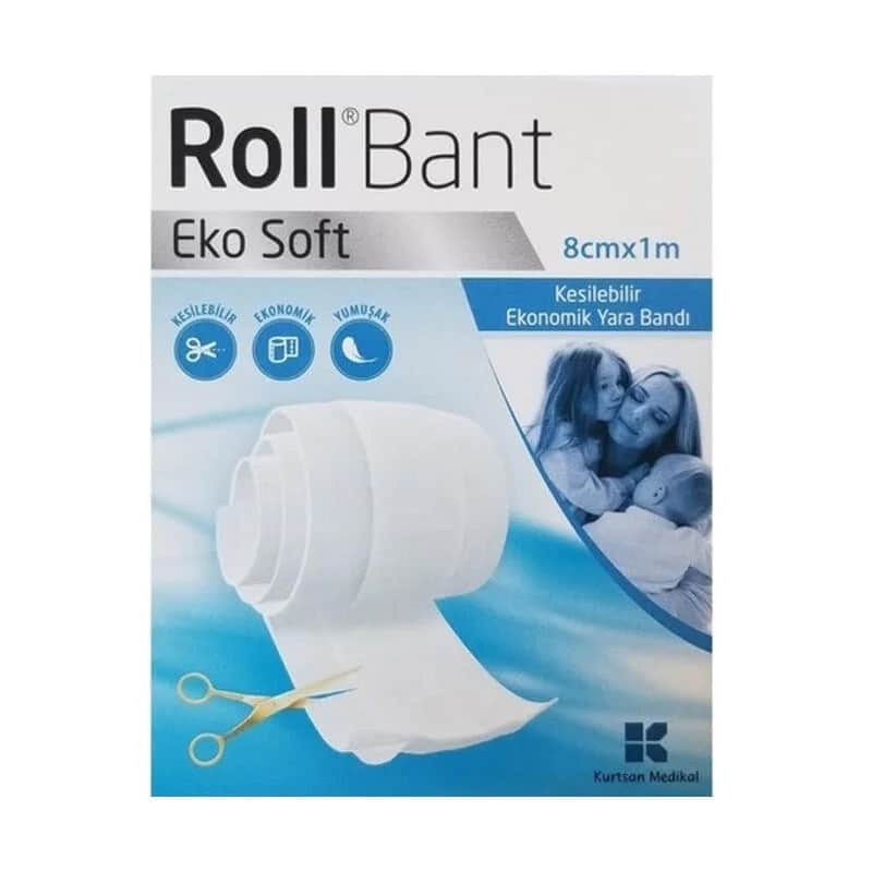 Roll شريط رول إيكو سوفت قابل للقطع 8 سم × 1 متر