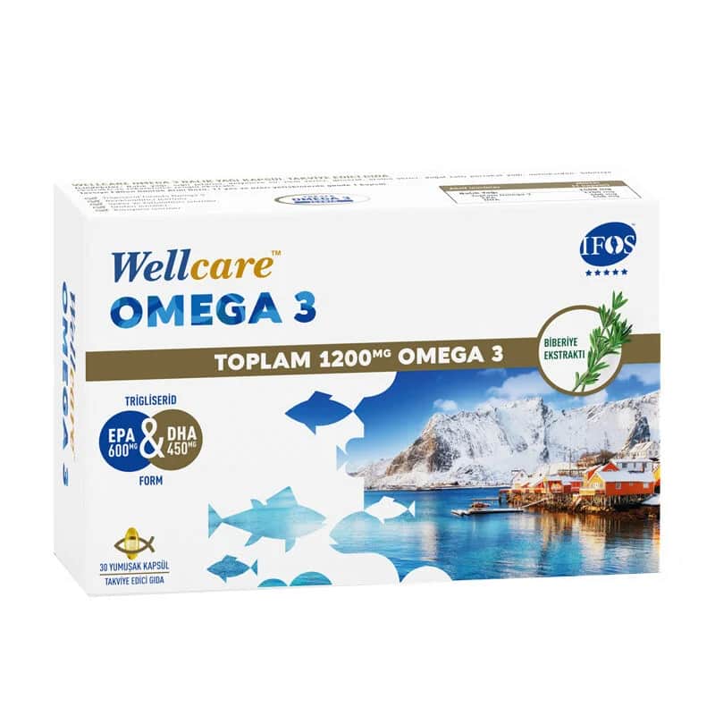 Wellcare ويلكير زيت السمك أوميجا 3 30 كبسولة