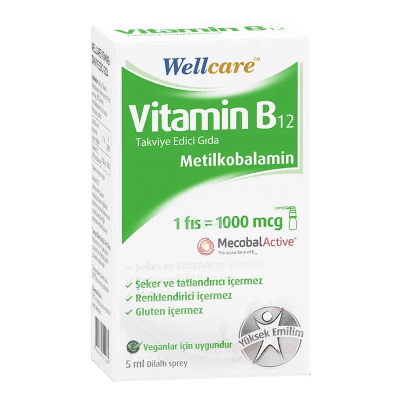 Wellcare ويلكير فيتامين ب12 1000 ميكروغرام 5 مل