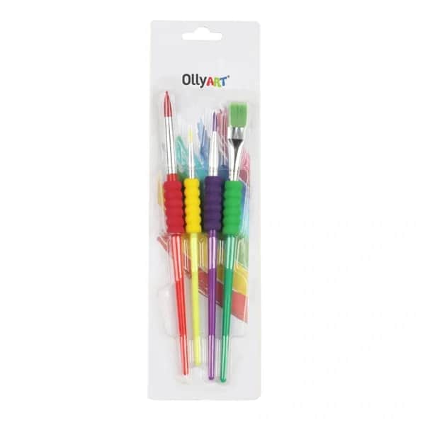 Ollyart مجموعة فرش بليستر من أولي آرت، مكونة من 4 قطع