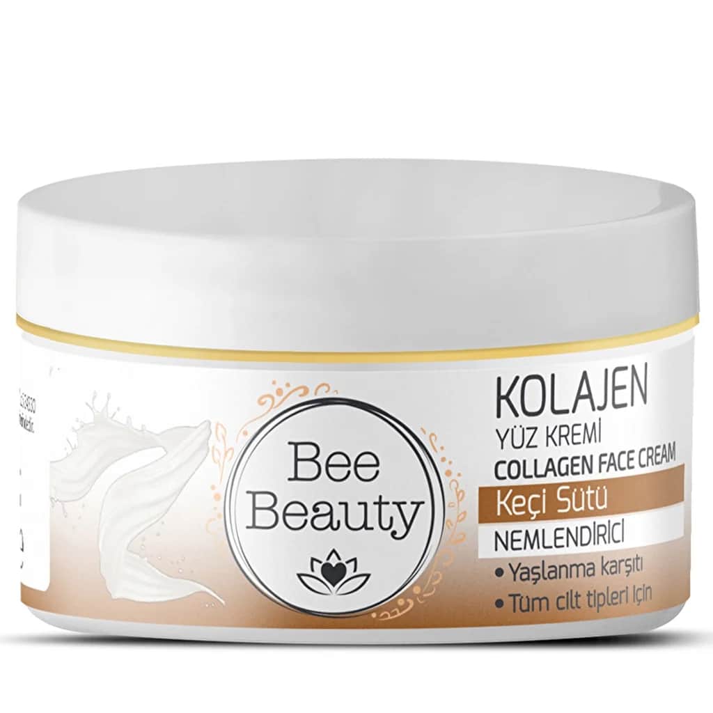 Bee Beauty كريم الوجه بالكولاجين من حليب الماعز من بي بيوتي مرطب مضاد للشيخوخة