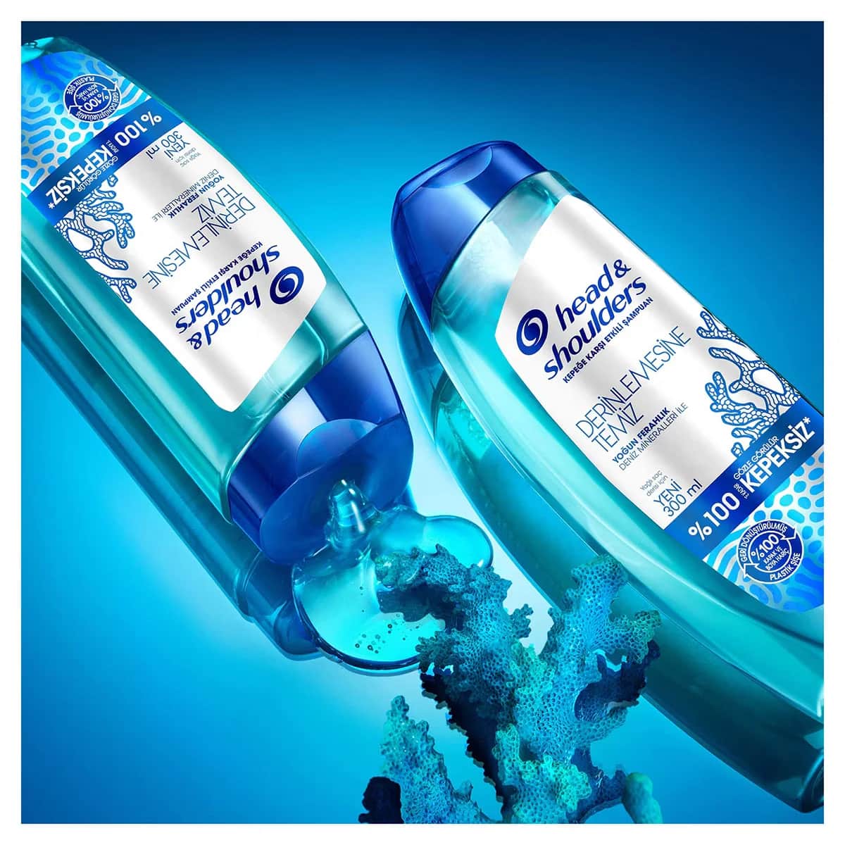 Head &amp; Shoulders شامبو هيد آند شولدرز المضاد للقشرة لتنظيف فروة الرأس بعمق وإزالة السموم 300 مل