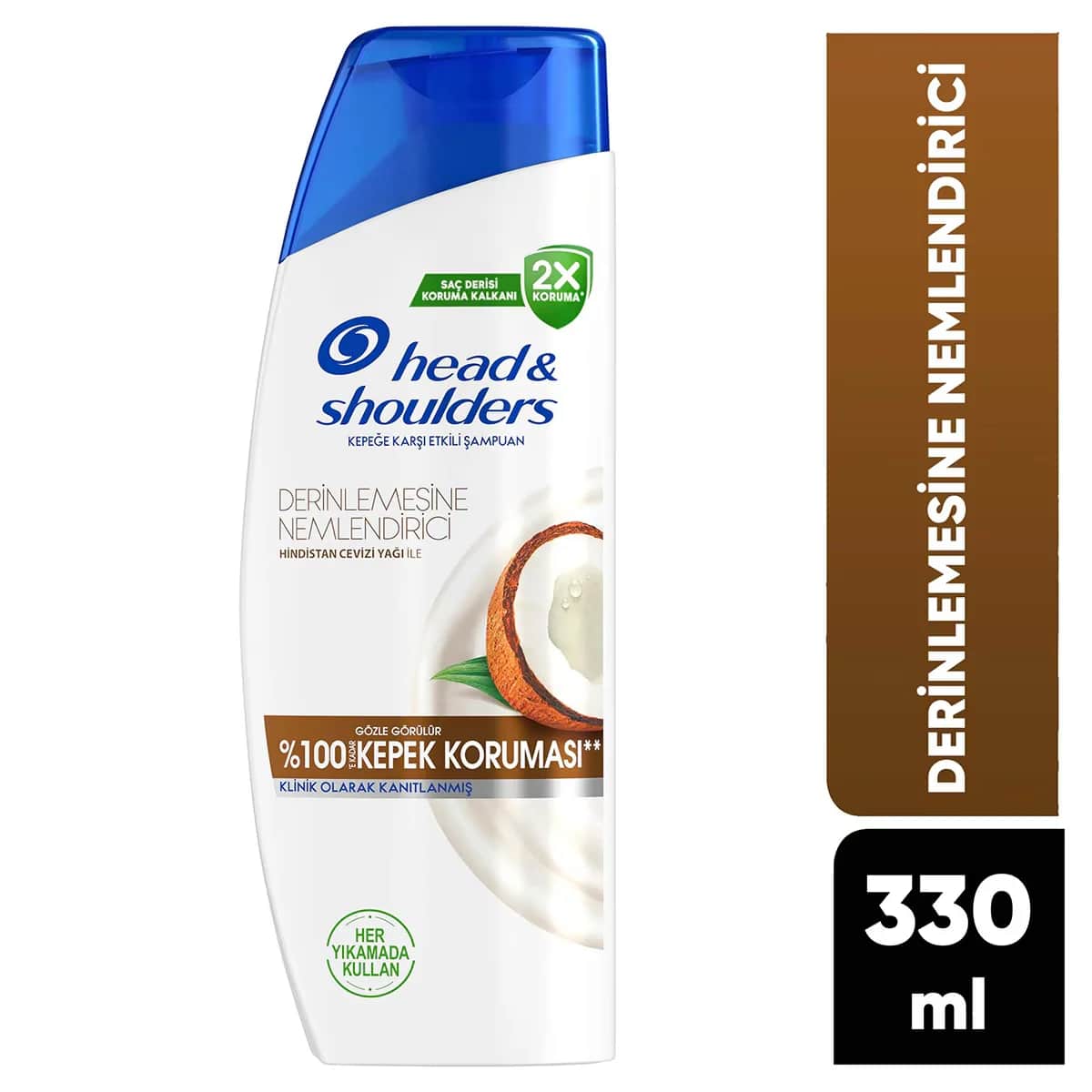 Head & Shoulders شامبو هيد آند شولدرز بجوز الهند المرطب العميق 1 في 1، 330 مل