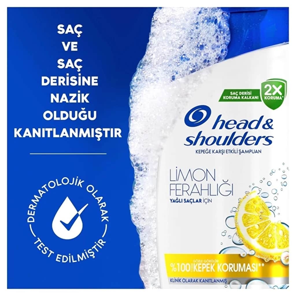 Head &amp; Shoulders شامبو هيد آند شولدرز المضاد للقشرة برائحة الليمون المنعش 330 مل