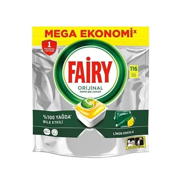 Fairy كبسولات فيري لغسالة الأطباق الكل في واحد، ١٦ كبسولة
