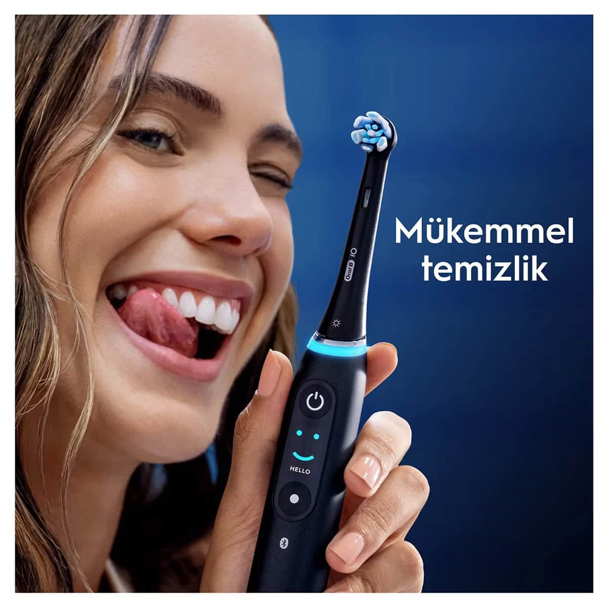 Oral-B رأس بديل لفرشاة الأسنان أورال-بي آي أو راديانت وايت القابلة لإعادة الشحن، أبيض، 4 قطع
