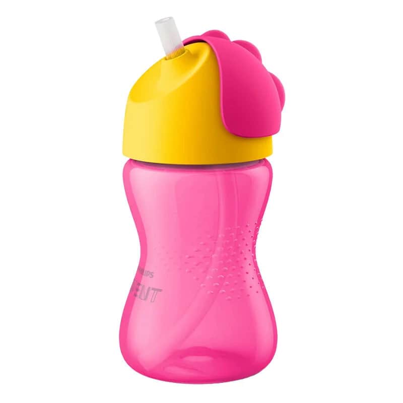 Philips Avent Glass With Straw 12+ Months 300 ml - Pink