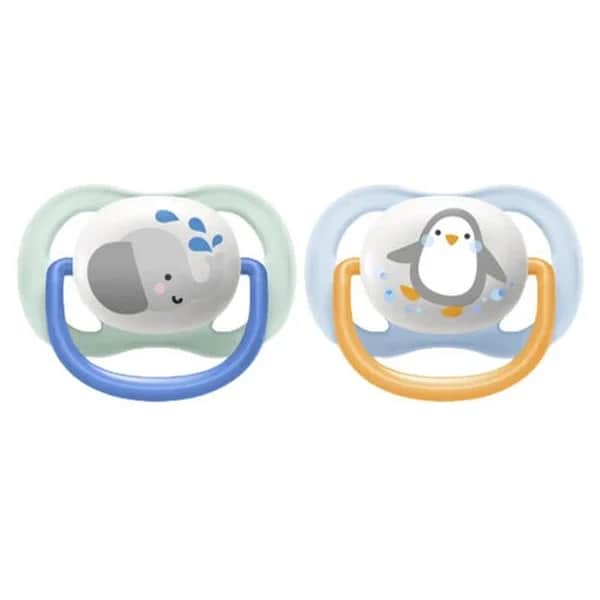 Avent لهاية أفنت ألترا إير للأطفال من عمر 0 إلى 6 أشهر لون أزرق مهدئ