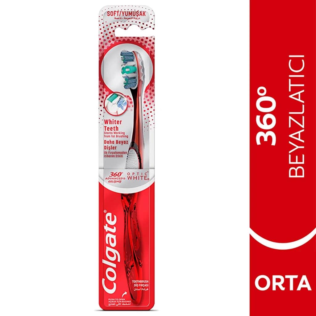 Colgate فرشاة أسنان كولجيت 360 المتطورة الناعمة