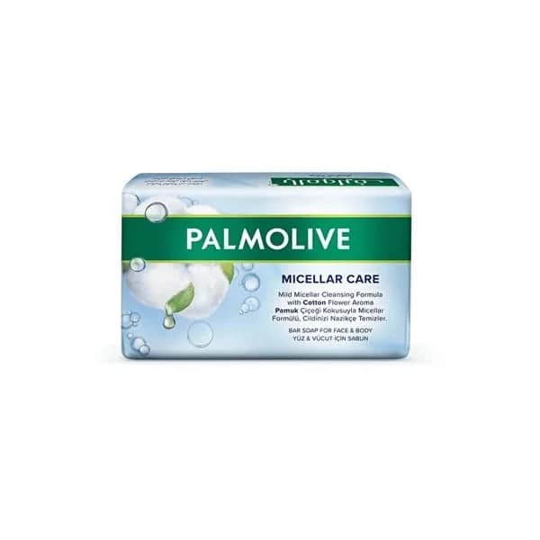 Palmolive صابون بالموليف ميسيلار للعناية الصلبة بخلاصة القطن 150 غرام