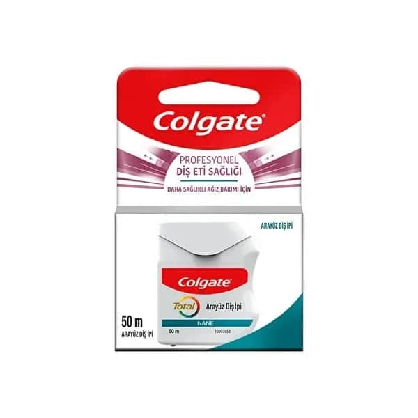 Colgate خيط تنظيف الأسنان كولجيت ٥٠ متر التحكم في البلاك والعناية باللثة