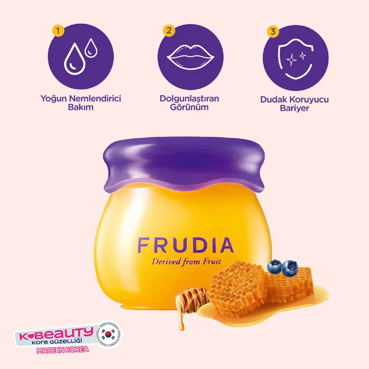 Frudia مرطب شفاه فروديا بالتوت الأزرق 10 غرام