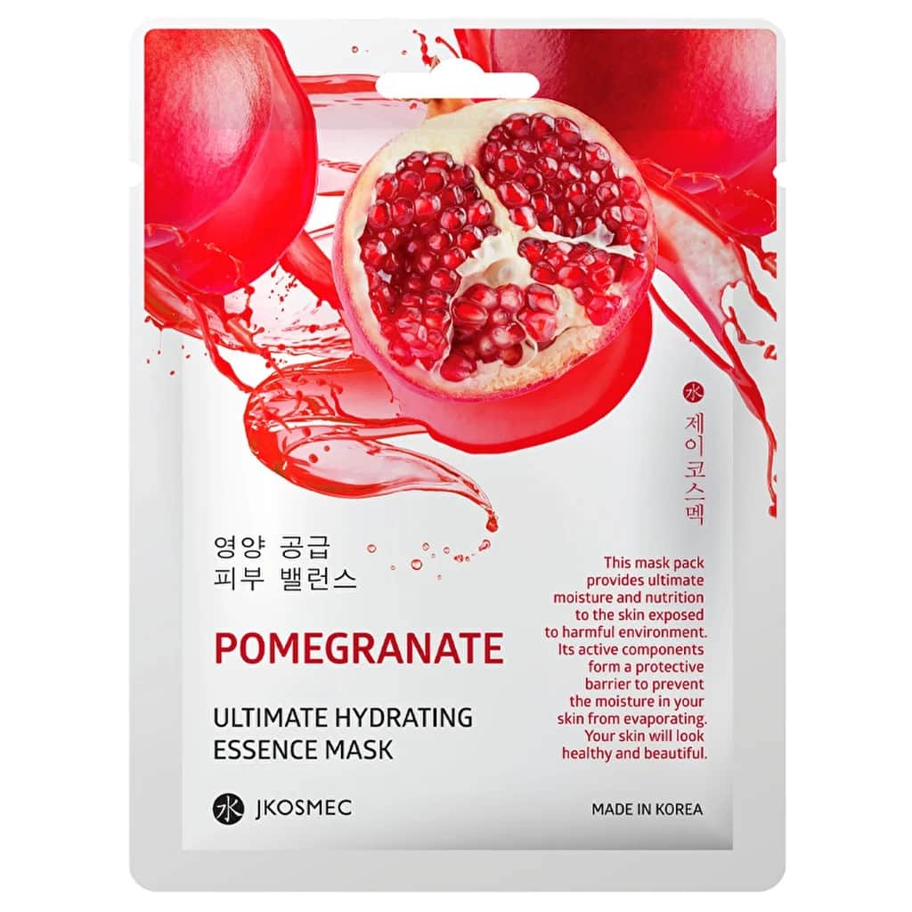 Jkosmec Hydrating Pomegranate Korean Face Mask 25 ml