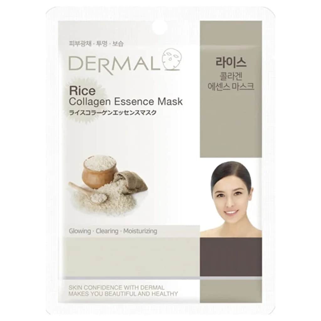 Dermal قناع الكولاجين بخلاصة الأرز الجلدي 23 جرام