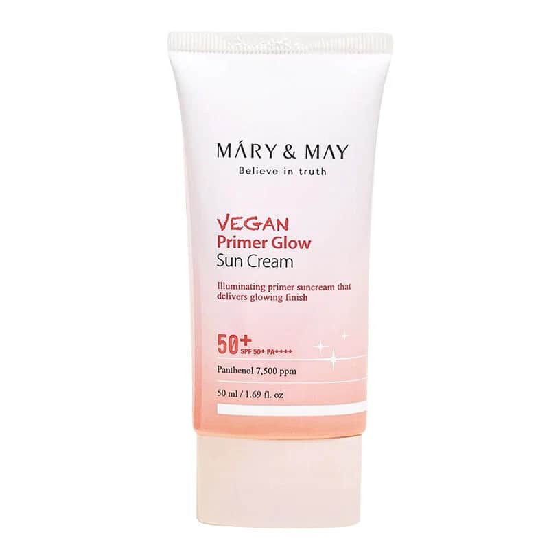 Mary May كريم الوقاية من الشمس ماري ماي فيجان برايمر جلو بعامل حماية من الشمس 50، 50 مل