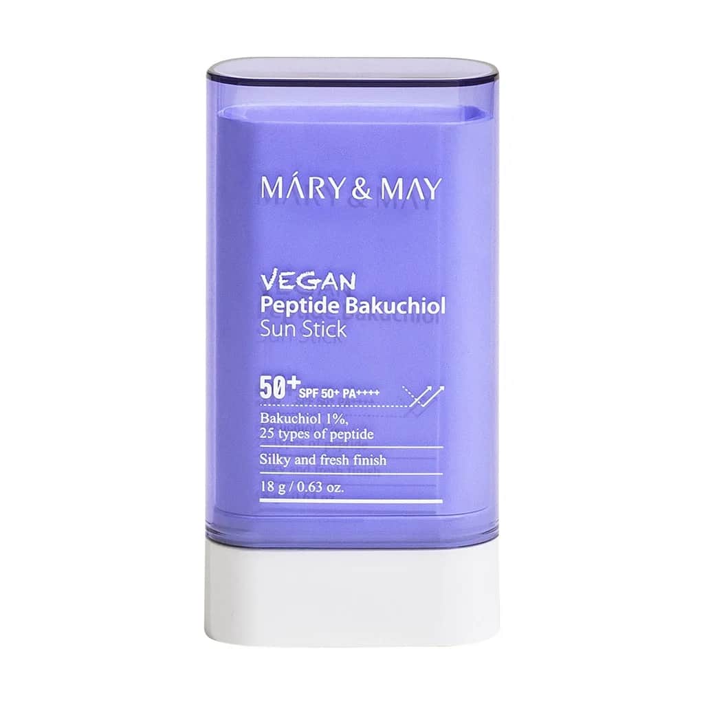 عصا شمسية باكوتشيول ببتيد نباتي SPF 50+ من ماري ماي 18 جرام Mary May