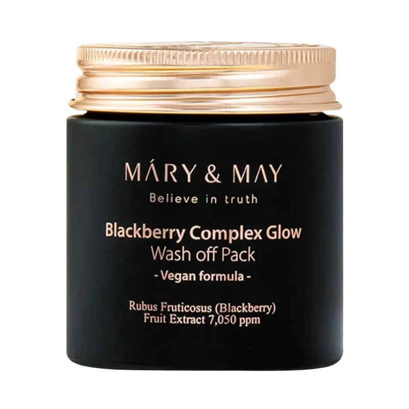 Mary May عبوة غسول الوجه المتوهج من ماري ماي بلاك بيري 125 مل