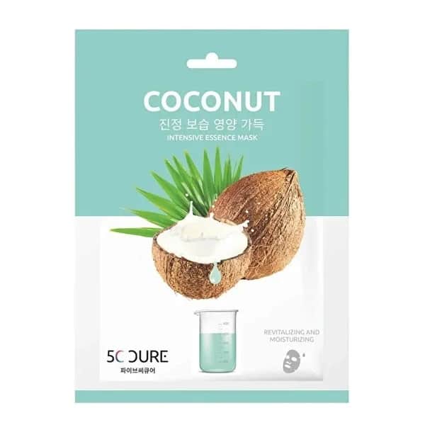 قناع ورقي أمبول 25 مل جوز الهند من 5C كيور 5C Cure