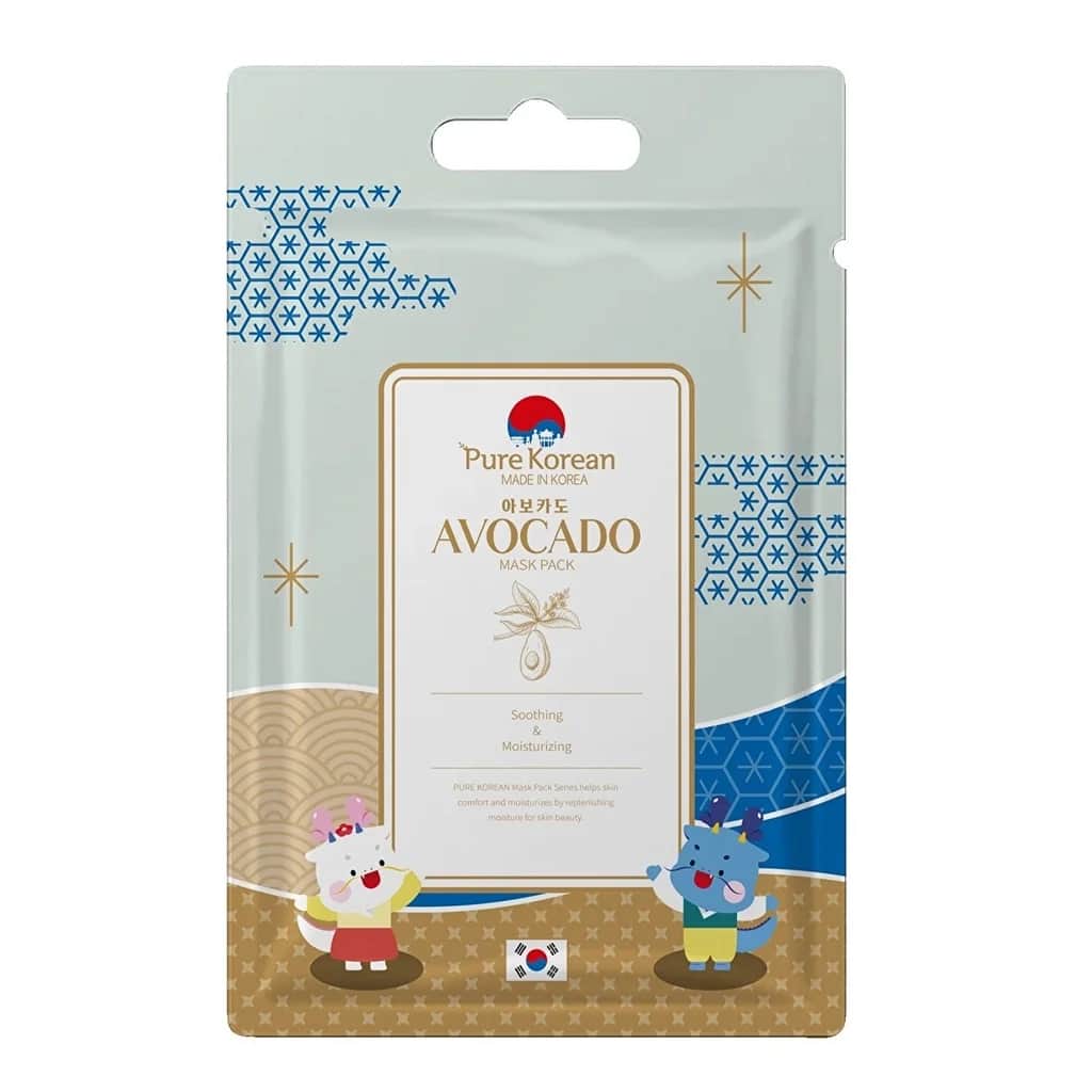 Pure Korean قناع الوجه الكوري الخالص بالأفوكادو