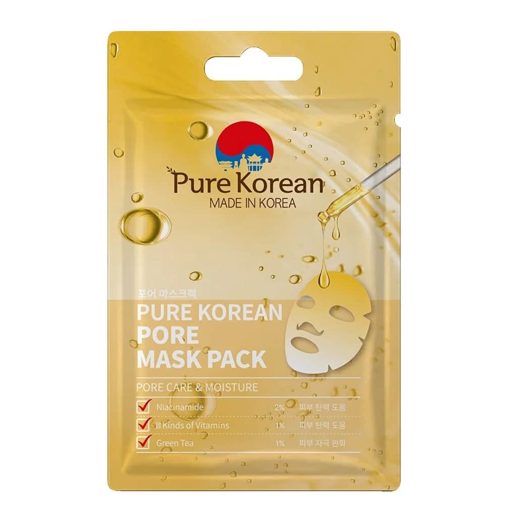 Pure Korean قناع المسام الكوري النقي 1 قطعة