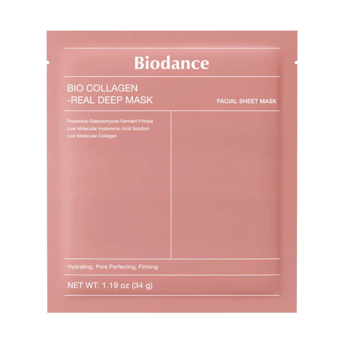 قناع بيودانس الحيوي بالكولاجين العميق 34 غرام Biodance