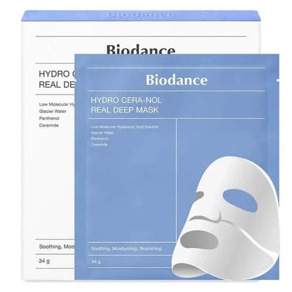 قناع بيودانس هيدرو سيرا-نول العميق 34 غرام 4 قطع Biodance