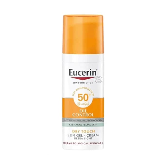 Eucerin كريم وجل الحماية من أشعة الشمس مع عامل حماية 50+ من يوسرين 50مل