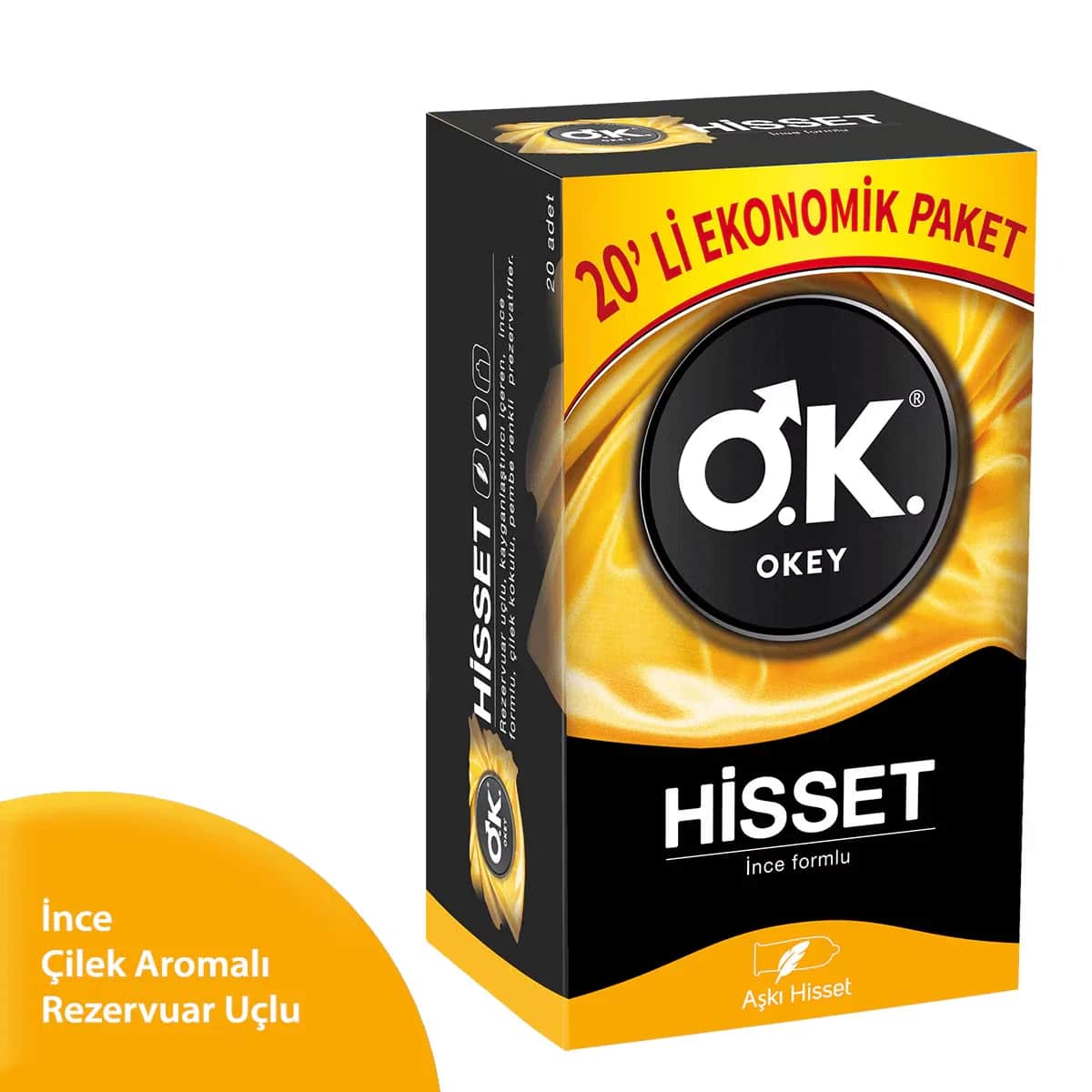 Okey Feel Economical Package Condom 20 pcs