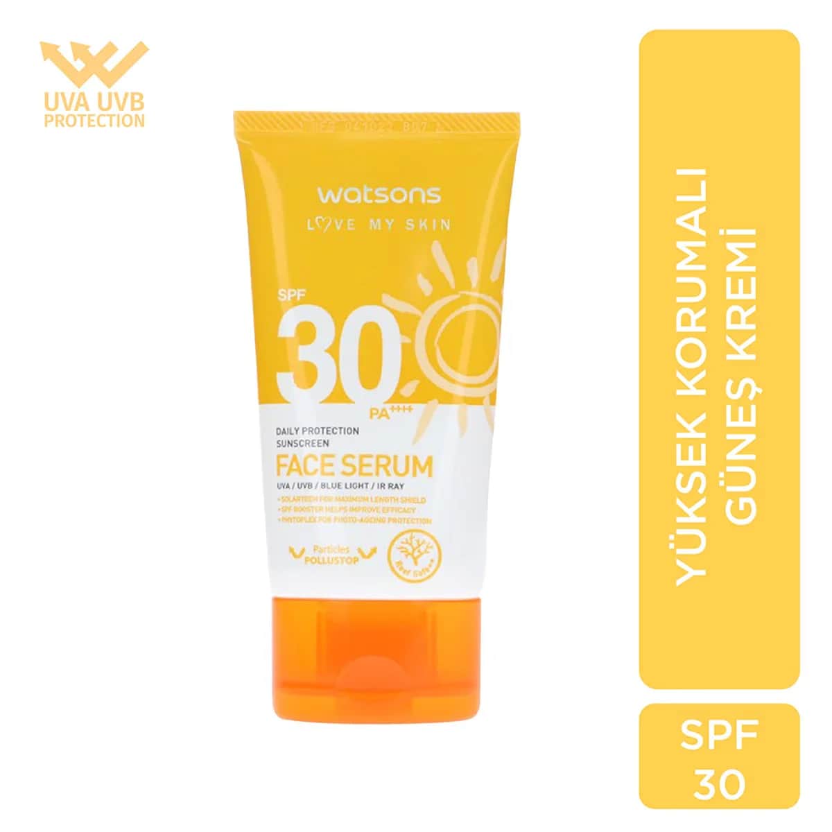 Watsons واقي شمس واتسونز عالي الحماية للوجه بعامل حماية 30 50 مل