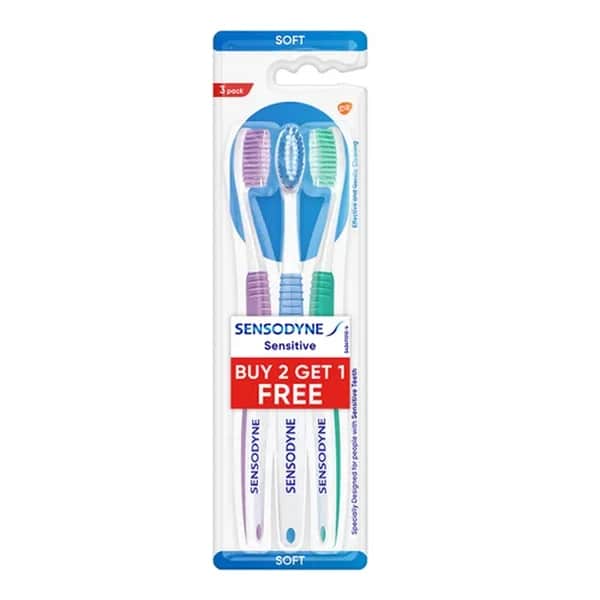 Sensodyne فرشاة أسنان سنسوداين الحساسة 3 ناعمة