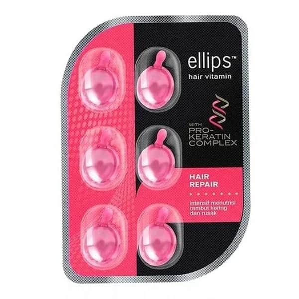 Ellips كبسولات إيليبس برو كيراتين كومبلكس للشعر، فيتامين 6