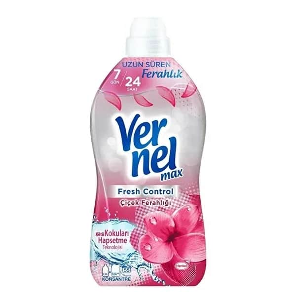 Vernel منعم الأقمشة برائحة الزهور المنعشة 1200 مل