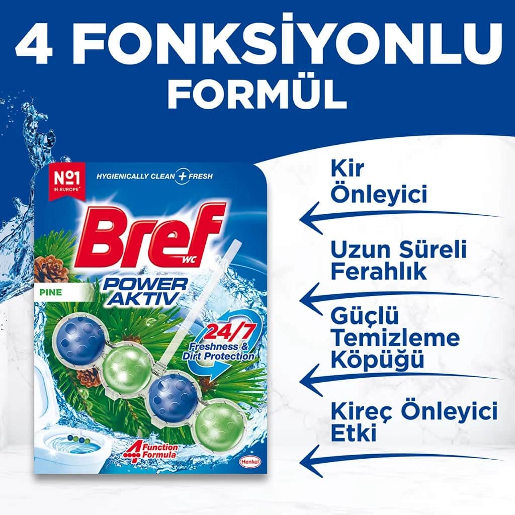 كتلة مرحاض صلبة بنكهة الصنوبر من بريف (دوباك) Bref