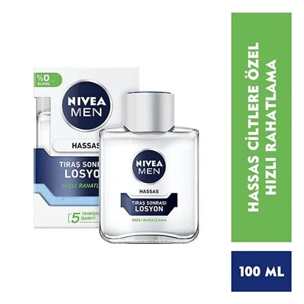 NIVEA لوشن نيفيا للرجال للبشرة الحساسة ١٠٠ مل يهدئ ويرطب