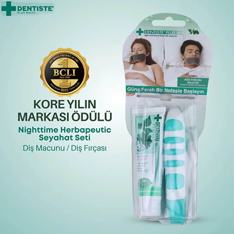 Dentiste مجموعة أدوات السفر من دينتيست بلس وايت