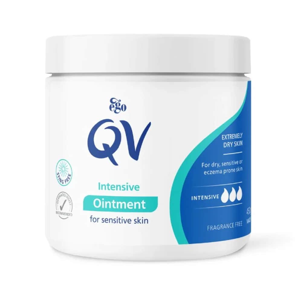 QV مرهم مكثف للبشرة الحساسة المعرضة للأكزيما كيو في 450 جرام