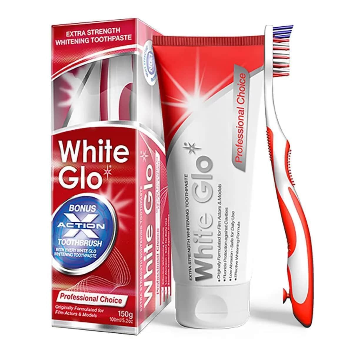 White Glo معجون أسنان وايت جلو لتبييض الأسنان الإضافي 100 مل