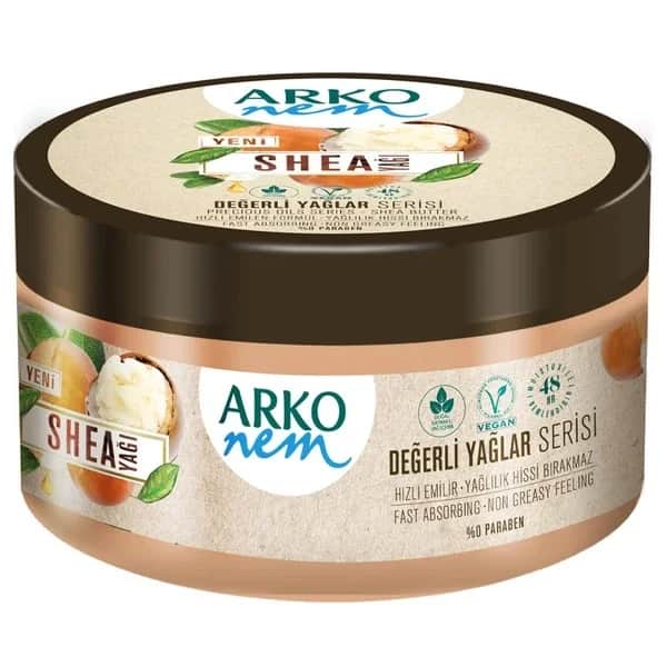 Arko كريم زبدة الشيا من أركو نيم للزيوت الثمينة 250 مل